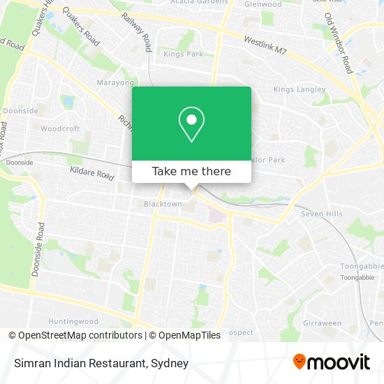 Simran Indian Restaurant map