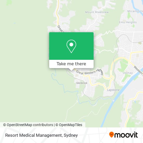 Resort Medical Management map