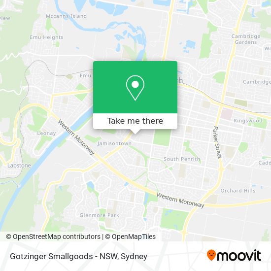 Gotzinger Smallgoods - NSW map