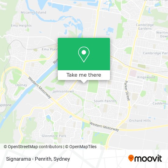Signarama - Penrith map