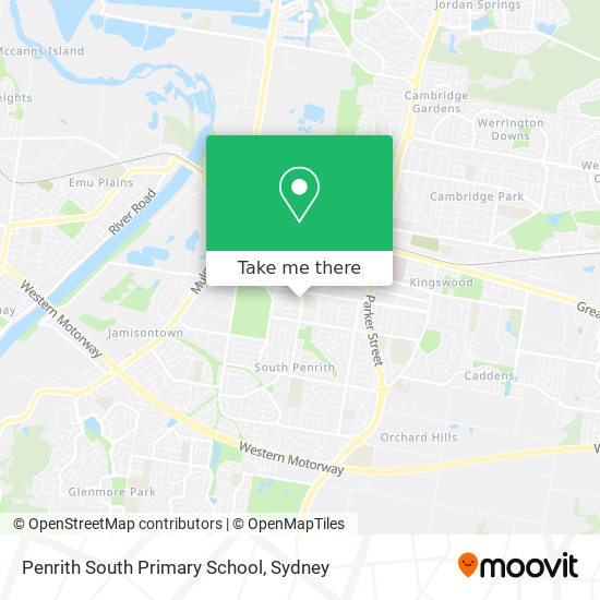 Penrith South Primary School map