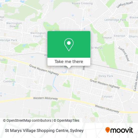 St Marys Village Shopping Centre map