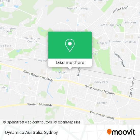 Dynamico Australia map