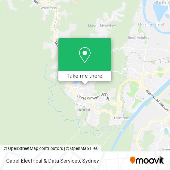 Capel Electrical & Data Services map