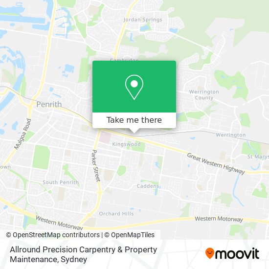 Mapa Allround Precision Carpentry & Property Maintenance