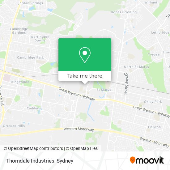 Mapa Thorndale Industries