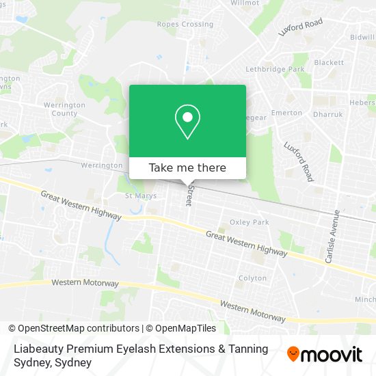 Mapa Liabeauty Premium Eyelash Extensions & Tanning Sydney