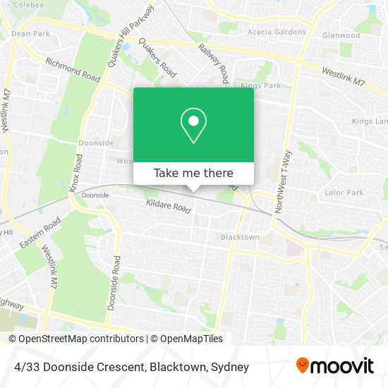 4 / 33 Doonside Crescent, Blacktown map