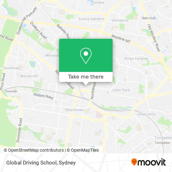 Global Driving School map