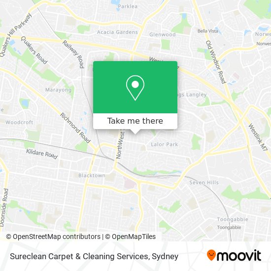 Mapa Sureclean Carpet & Cleaning Services