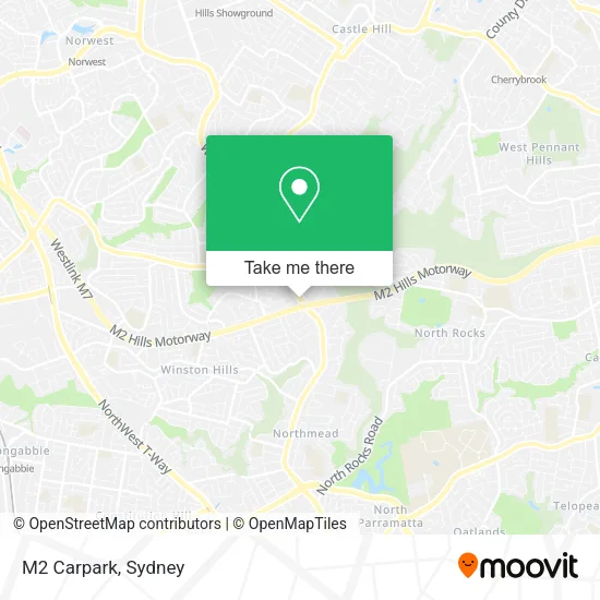 M2 Carpark map