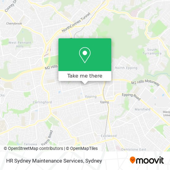 HR Sydney Maintenance Services map