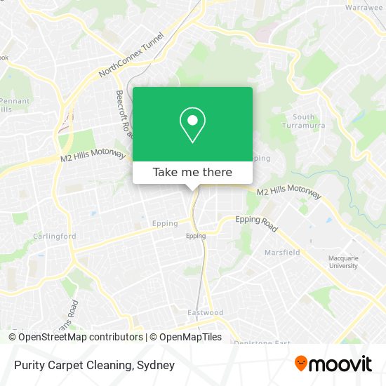Purity Carpet Cleaning map
