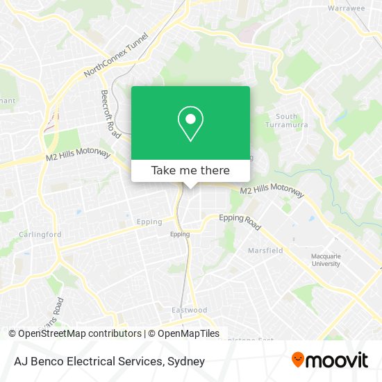 AJ Benco Electrical Services map