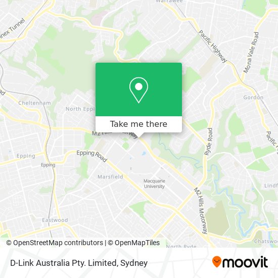 D-Link Australia Pty. Limited map