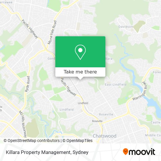 Mapa Killara Property Management