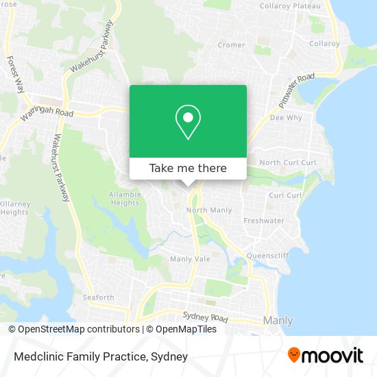 Mapa Medclinic Family Practice