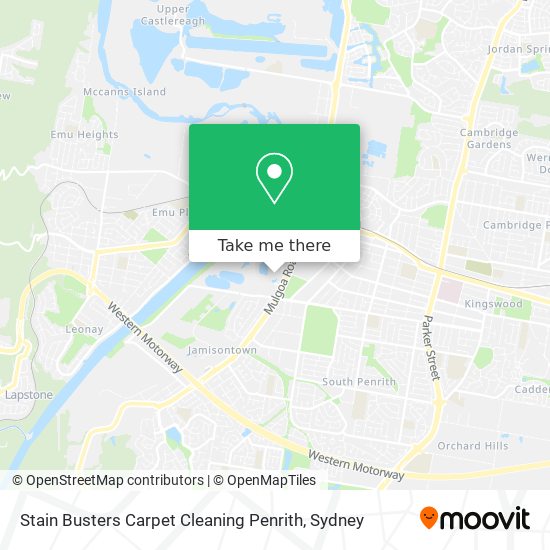 Mapa Stain Busters Carpet Cleaning Penrith