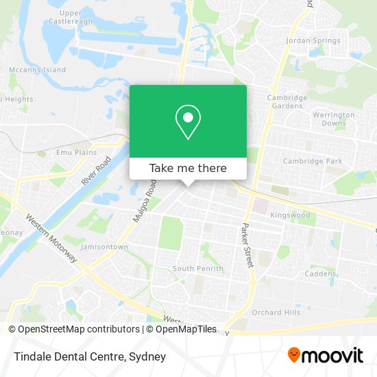 Mapa Tindale Dental Centre