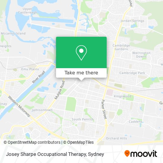 Josey Sharpe Occupational Therapy map