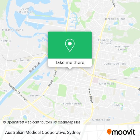 Australian Medical Cooperative map