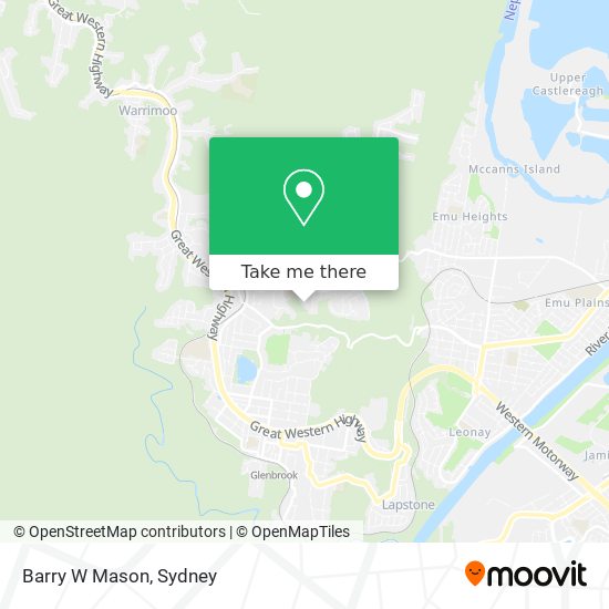 Mapa Barry W Mason