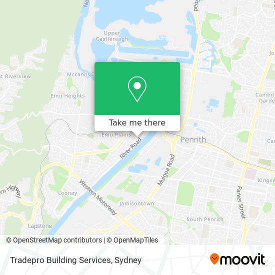 Tradepro Building Services map