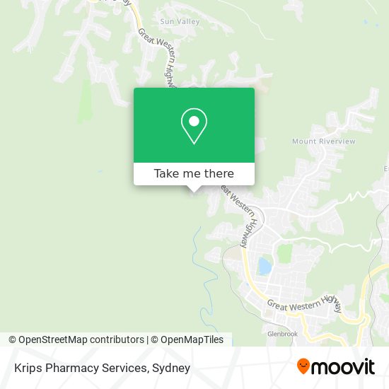 Mapa Krips Pharmacy Services