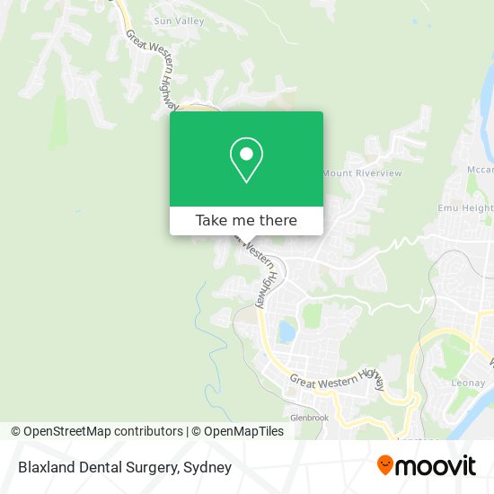 Blaxland Dental Surgery map