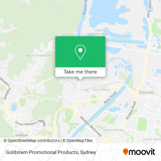 Goldstem Promotional Products map