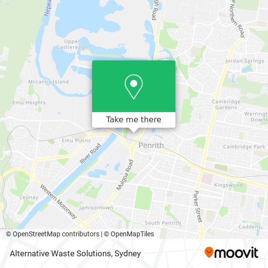 Alternative Waste Solutions map