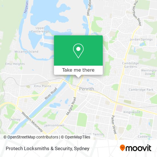 Protech Locksmiths & Security map