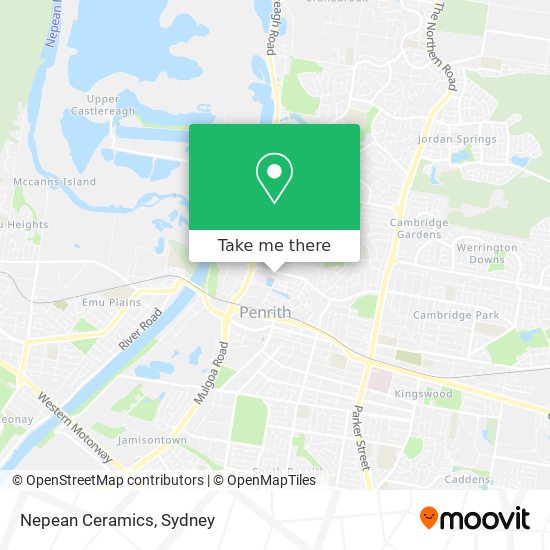 Nepean Ceramics map