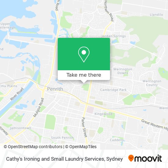 Cathy's Ironing and Small Laundry Services map