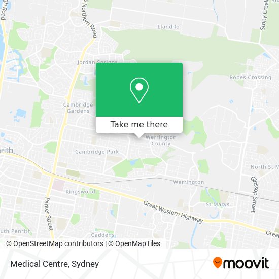 Medical Centre map