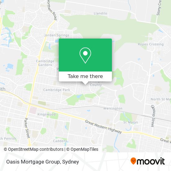 Oasis Mortgage Group map