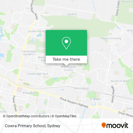 Cowra Primary School map