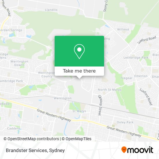 Brandster Services map