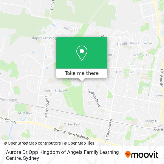 Aurora Dr Opp Kingdom of Angels Family Learning Centre map