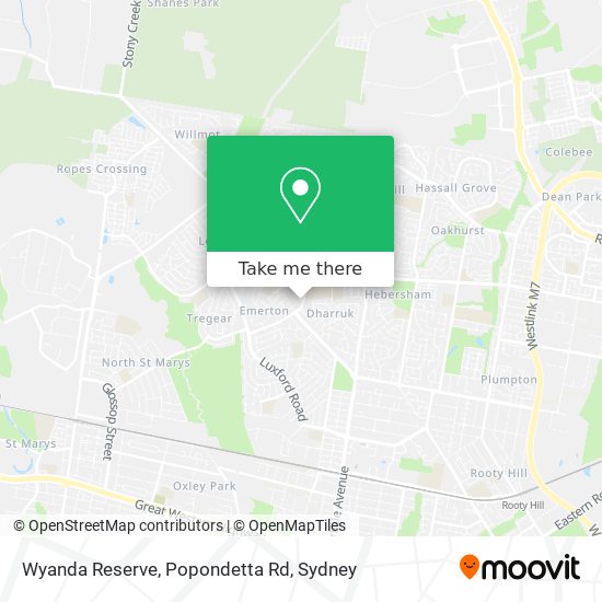 Wyanda Reserve, Popondetta Rd map