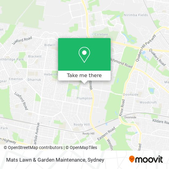 Mats Lawn & Garden Maintenance map