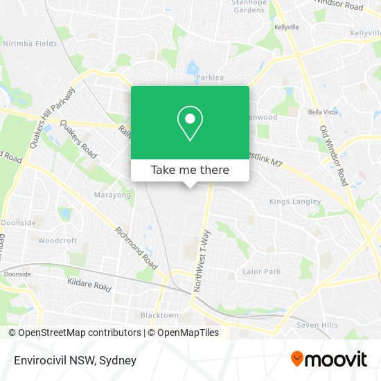 Envirocivil NSW map
