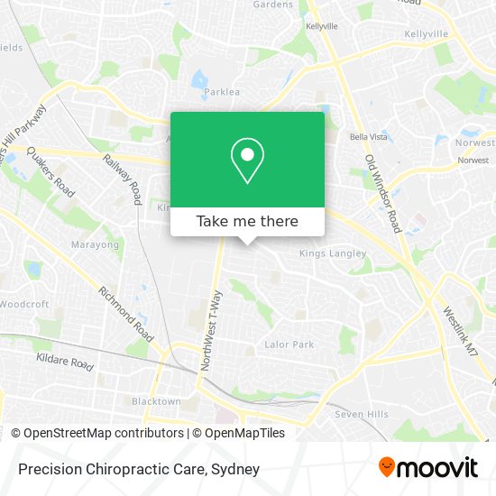 Precision Chiropractic Care map