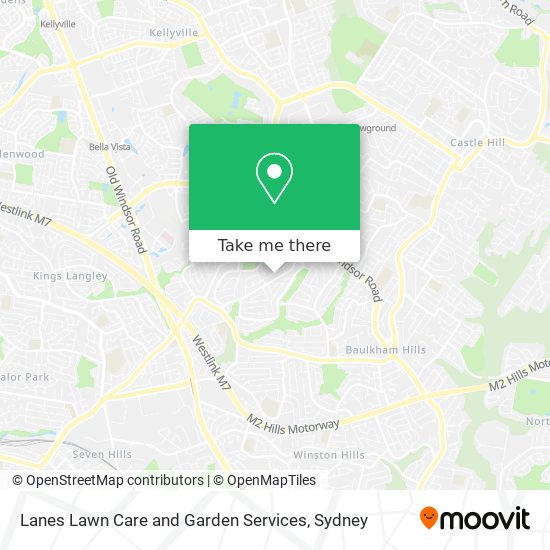 Mapa Lanes Lawn Care and Garden Services