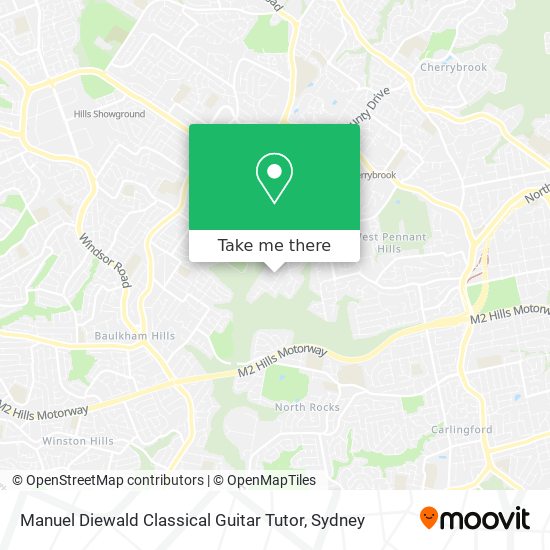 Manuel Diewald Classical Guitar Tutor map