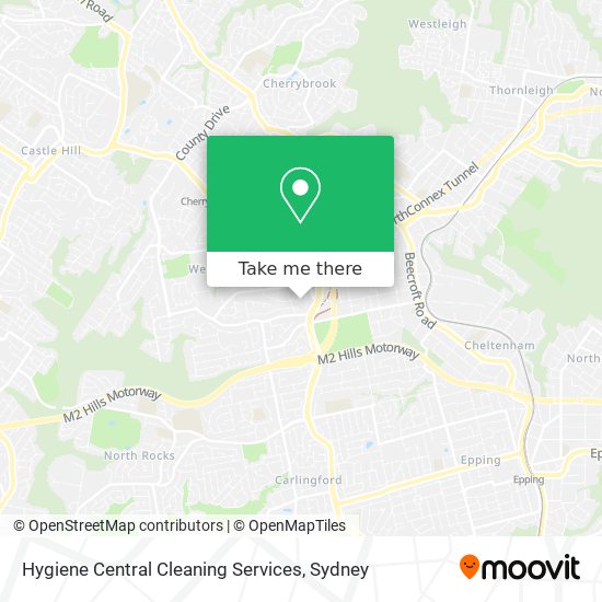 Hygiene Central Cleaning Services map