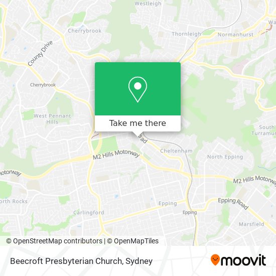 Mapa Beecroft Presbyterian Church