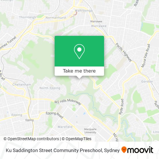 Ku Saddington Street Community Preschool map