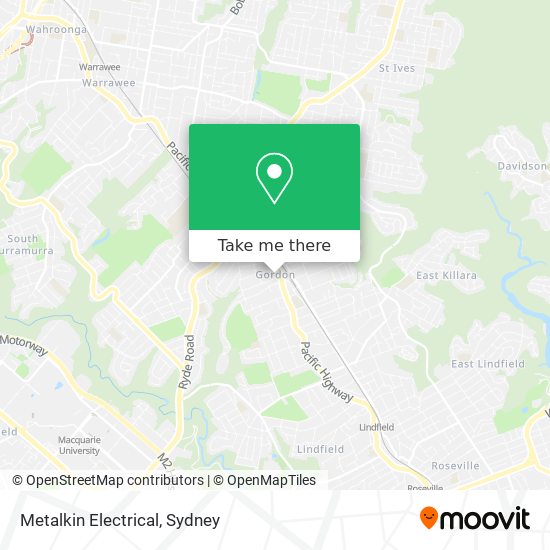 Metalkin Electrical map