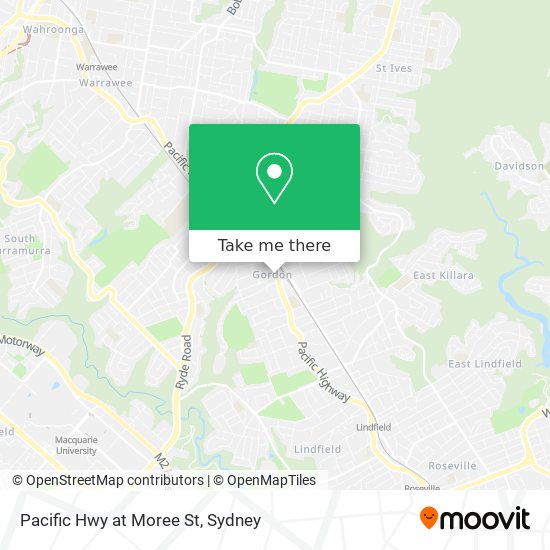 Pacific Hwy at Moree St map